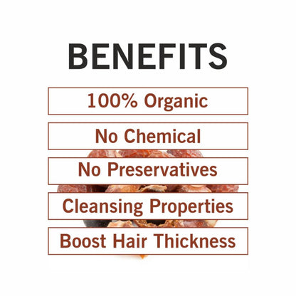 TQS Reetha Powder Natural Pure Organic Double Filtered Aritha/Reetha For Face, Skin & Hair