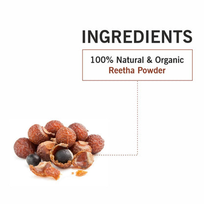 TQS Reetha Powder Natural Pure Organic Double Filtered Aritha/Reetha For Face, Skin & Hair