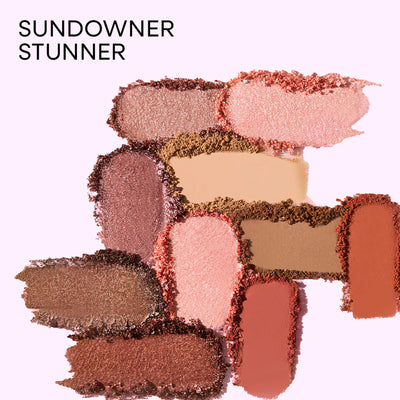 Nykaa Cosmetics Eyes On Me! 10-in-1 Eyeshadow Palette - Sundowner Stunner