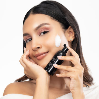 PAC Aqua Foam Primer - Hydrating, Lightweight, Non Sticky Feel, Locks Makeup, Easy Pump Dispenser