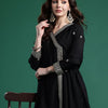 Dhiyona IE Ethnic Motifs Embroidered Angrakha Kurta with Trousers & Dupatta