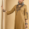 Dhiyona IE Women Floral Embroidered Regular Thread Work Kurta with Trousers
