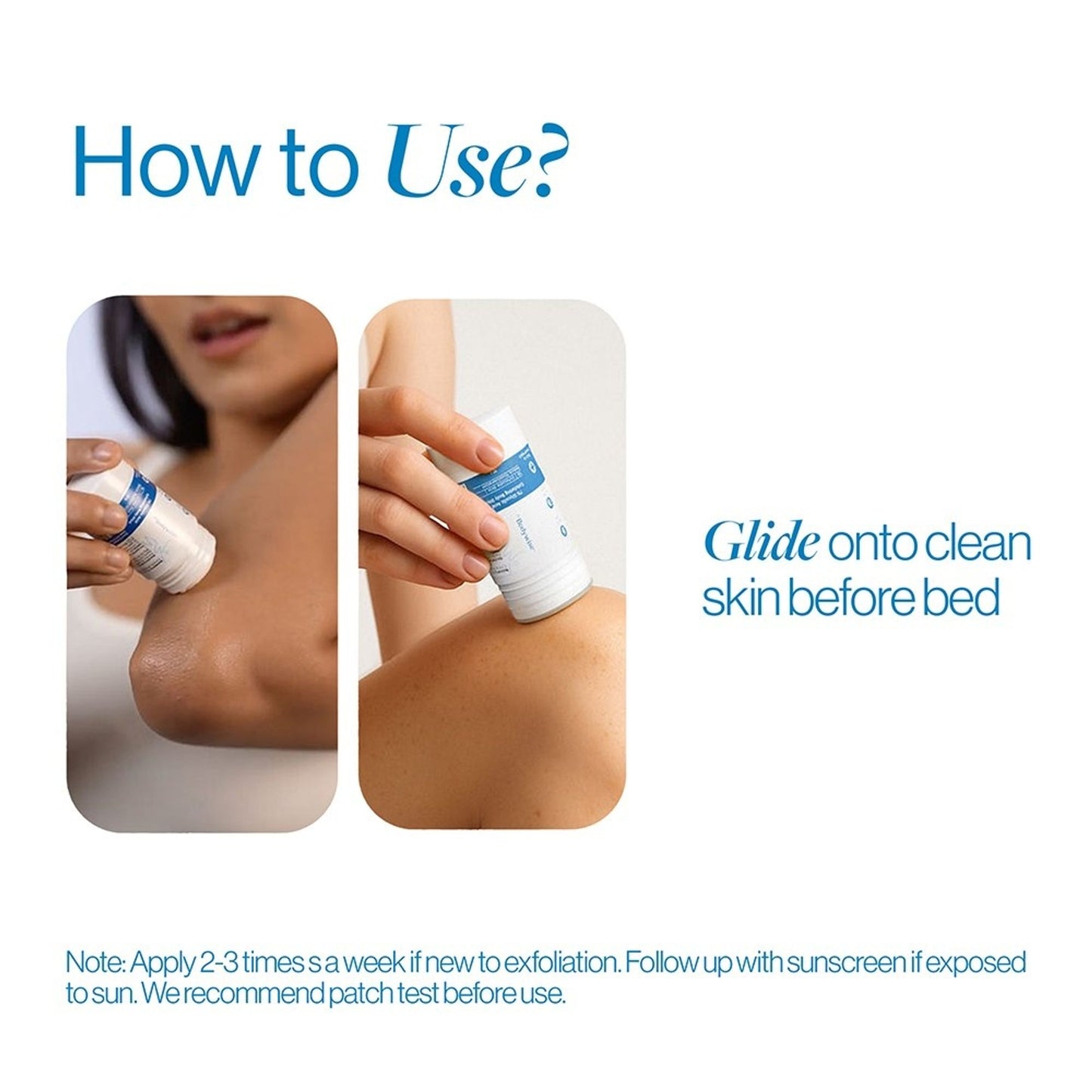Be Bodywise 7% Glycolic Acid Stick Body Exfoliation For Smooth, Clear & Even Skin