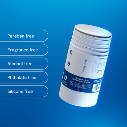 Be Bodywise 7% Glycolic Acid Stick Body Exfoliation For Smooth, Clear & Even Skin