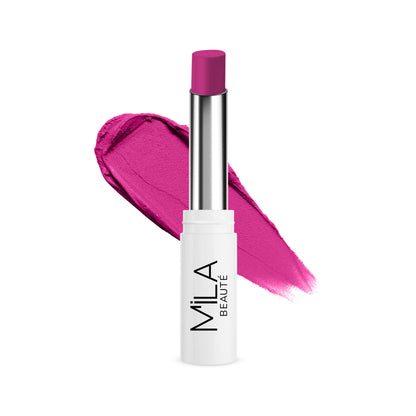 Mila Beauté 24 Hr Non-Transfer Matte Locked-In Lipstick - 11 Deep Pink