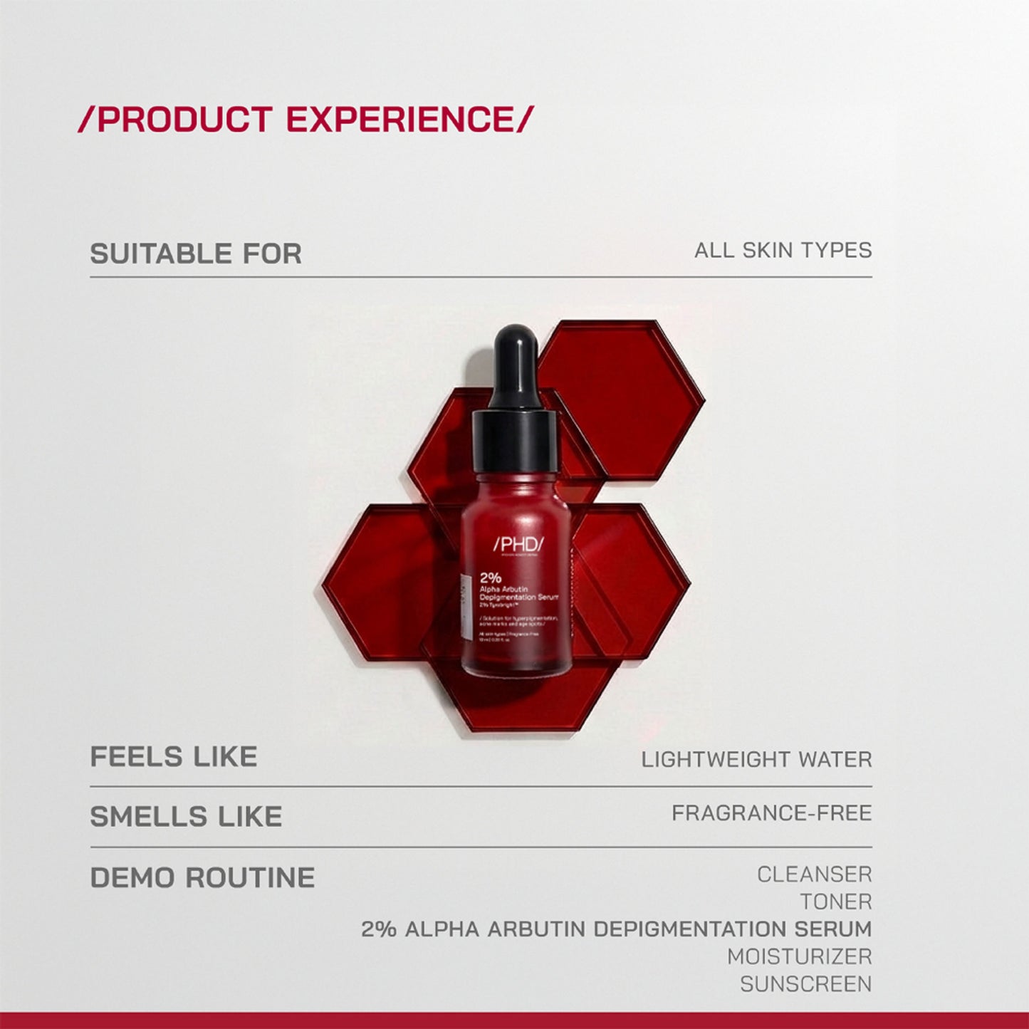 Proven Honest Derma PHD 2% Alpha Arbutin Serum
