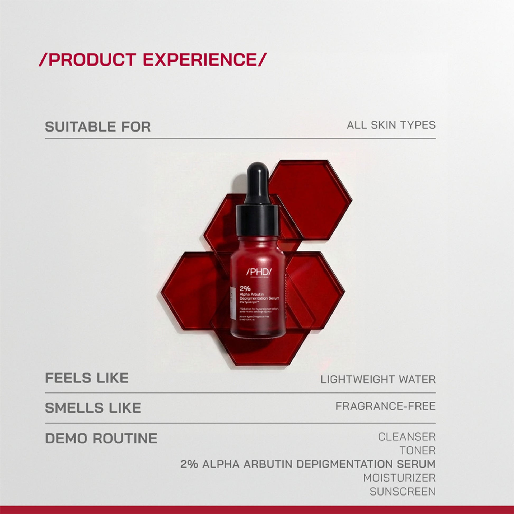 Proven Honest Derma PHD 2% Alpha Arbutin Serum