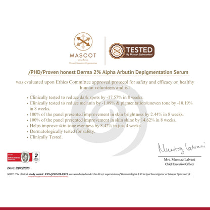 Proven Honest Derma PHD 2% Alpha Arbutin Serum