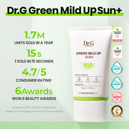 Dr. G Green Mild Up Sun+ SPF 50+ PA++++ Renewal