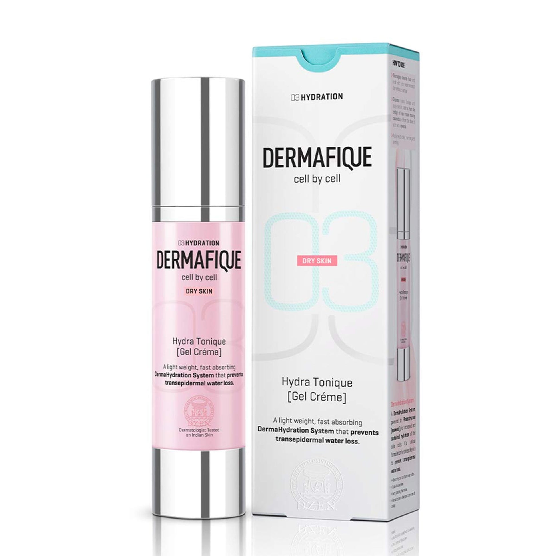 Dermafique Hydratonique Gel Creme - Ultra Light, Non-sticky Moisturizer & Oil Free Hydration