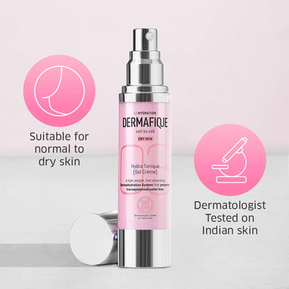 Dermafique Hydratonique Gel Creme - Ultra Light, Non-sticky Moisturizer & Oil Free Hydration