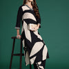 Dhiyona IE Floral Printed Sequinned Kurta with Trousers