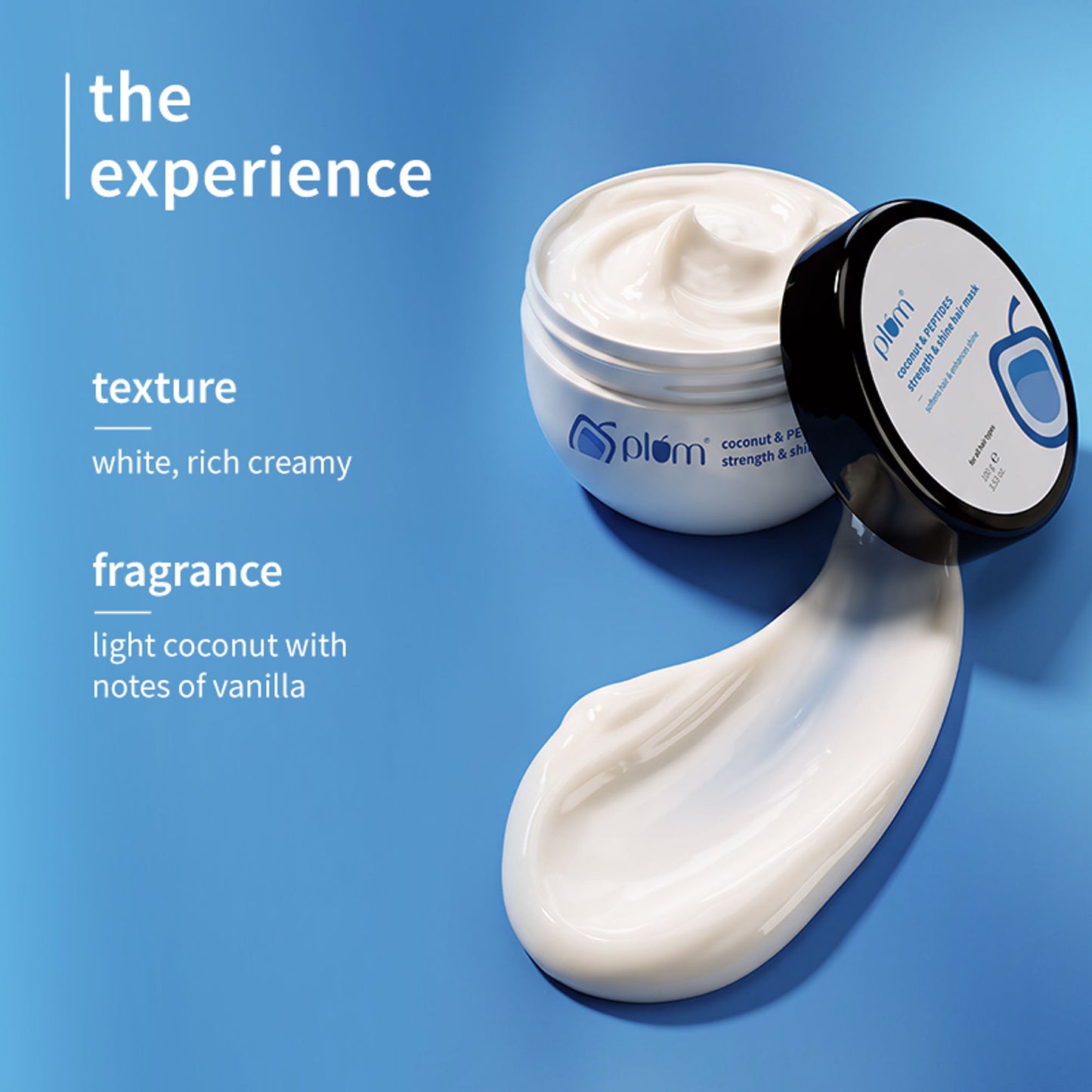 Plum Coconut Milk & Peptides Strength And Shine Hair Mask