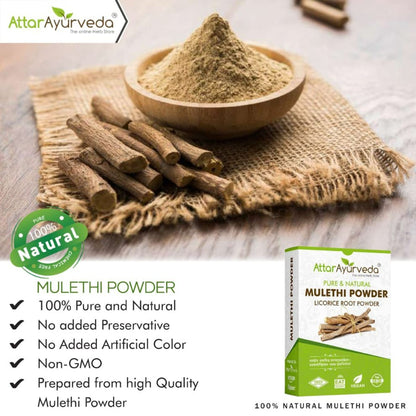 Attar Ayurveda Mulethi Face Powder