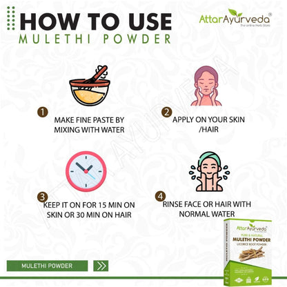 Attar Ayurveda Mulethi Face Powder
