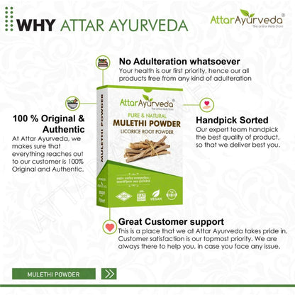 Attar Ayurveda Mulethi Face Powder