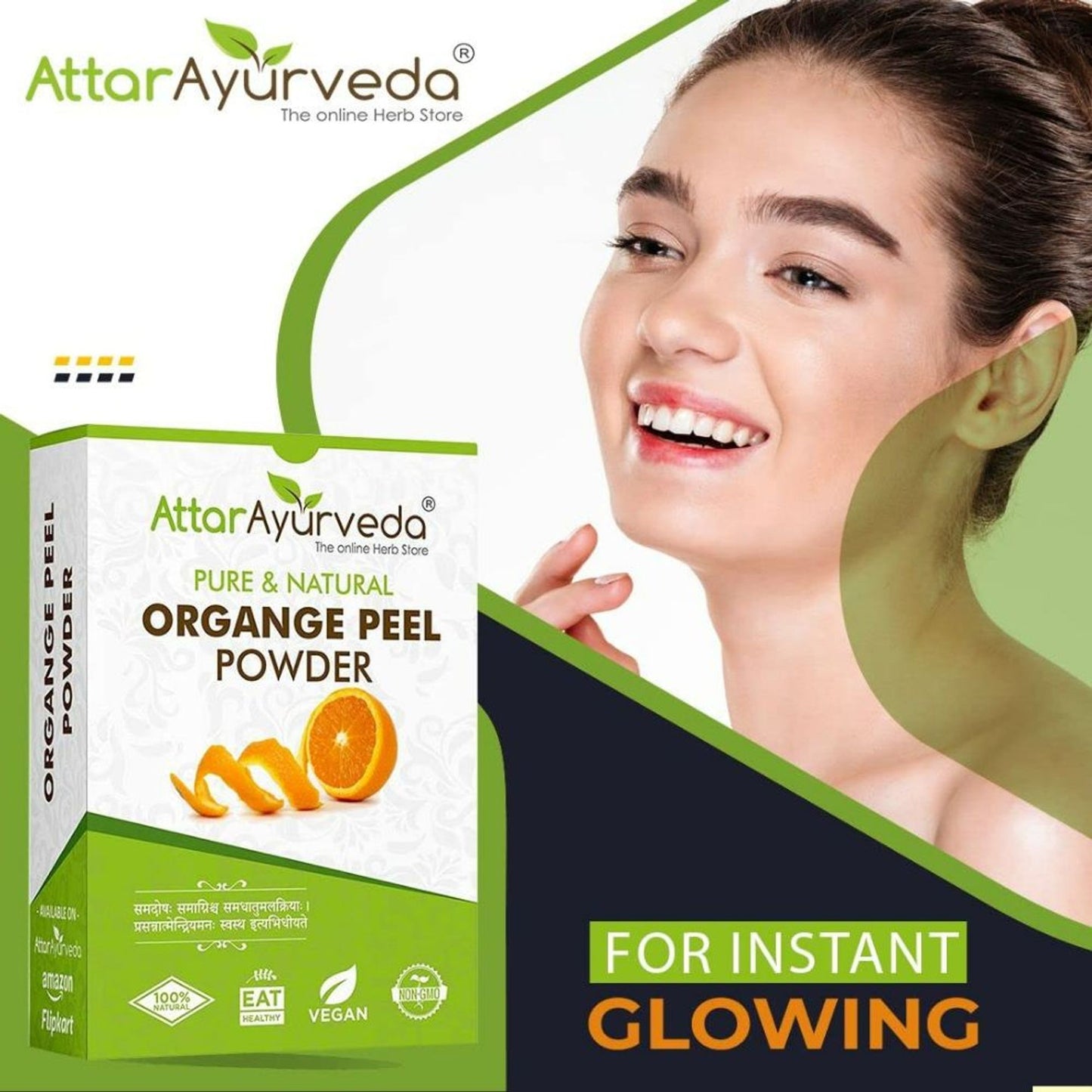 Attar Ayurveda Orange Peel Face Powder