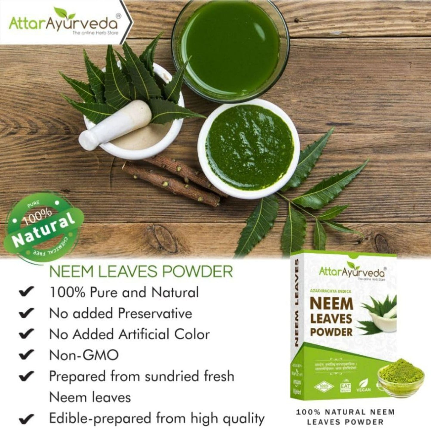 Attar Ayurveda Neem Face Powder