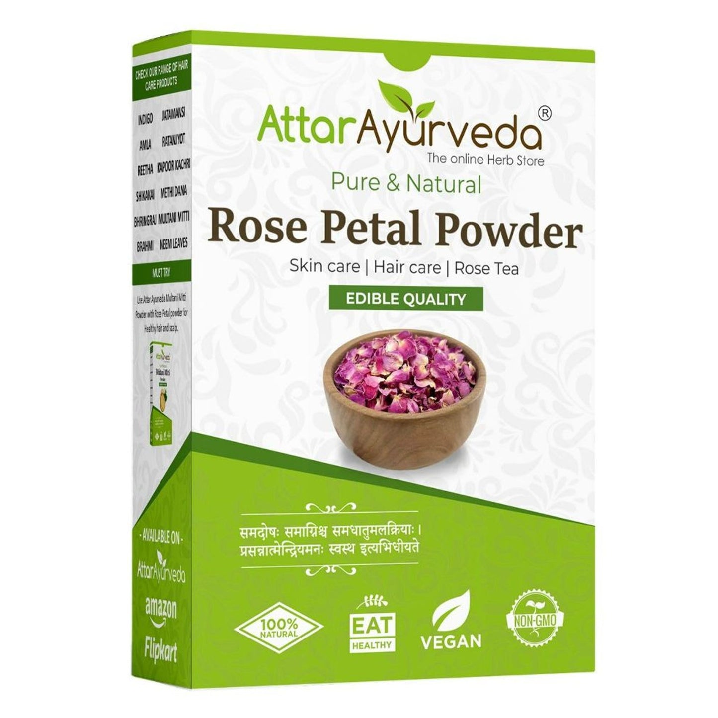 Attar Ayurveda Rose Petal Face Powder