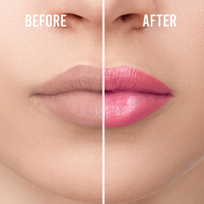 Colors Queen Lips Color Lip Balm in vibrant shades, featuring a sleek tube with the colorful product visible on a white background.