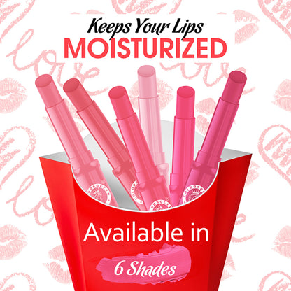 Colors Queen Lips Color Lip Balm in vibrant shade, featuring sleek packaging with the Colors Queen branding.