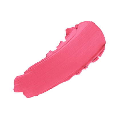 Colors Queen Lips Color Lip Balm tube with vibrant pink packaging and open cap showing the lip balm inside.
