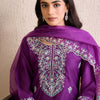 Indyancart IE Women Floral Embroidered Regular Thread Work Kurta with Trousers & With Dupatta