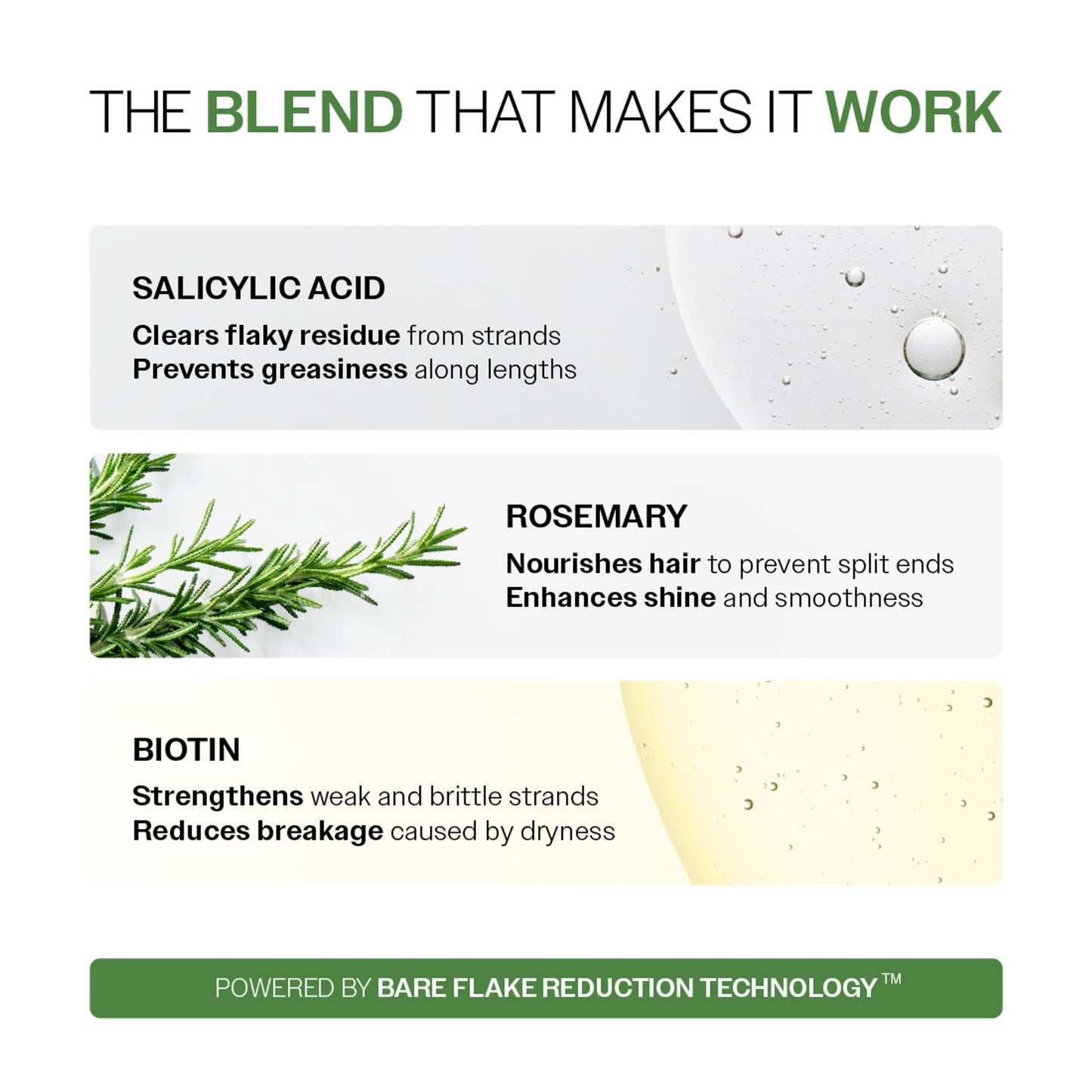 Bare Anatomy Anti-Dandruff Conditioner with Rosemary & Biotin, Moisturizes & Reduces Frizz