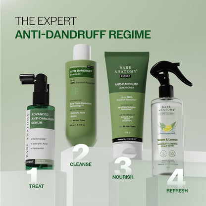 Bare Anatomy Advanced Anti Dandruff Serum Up to 100% Dandruff Reduction Non-Greasy Formula