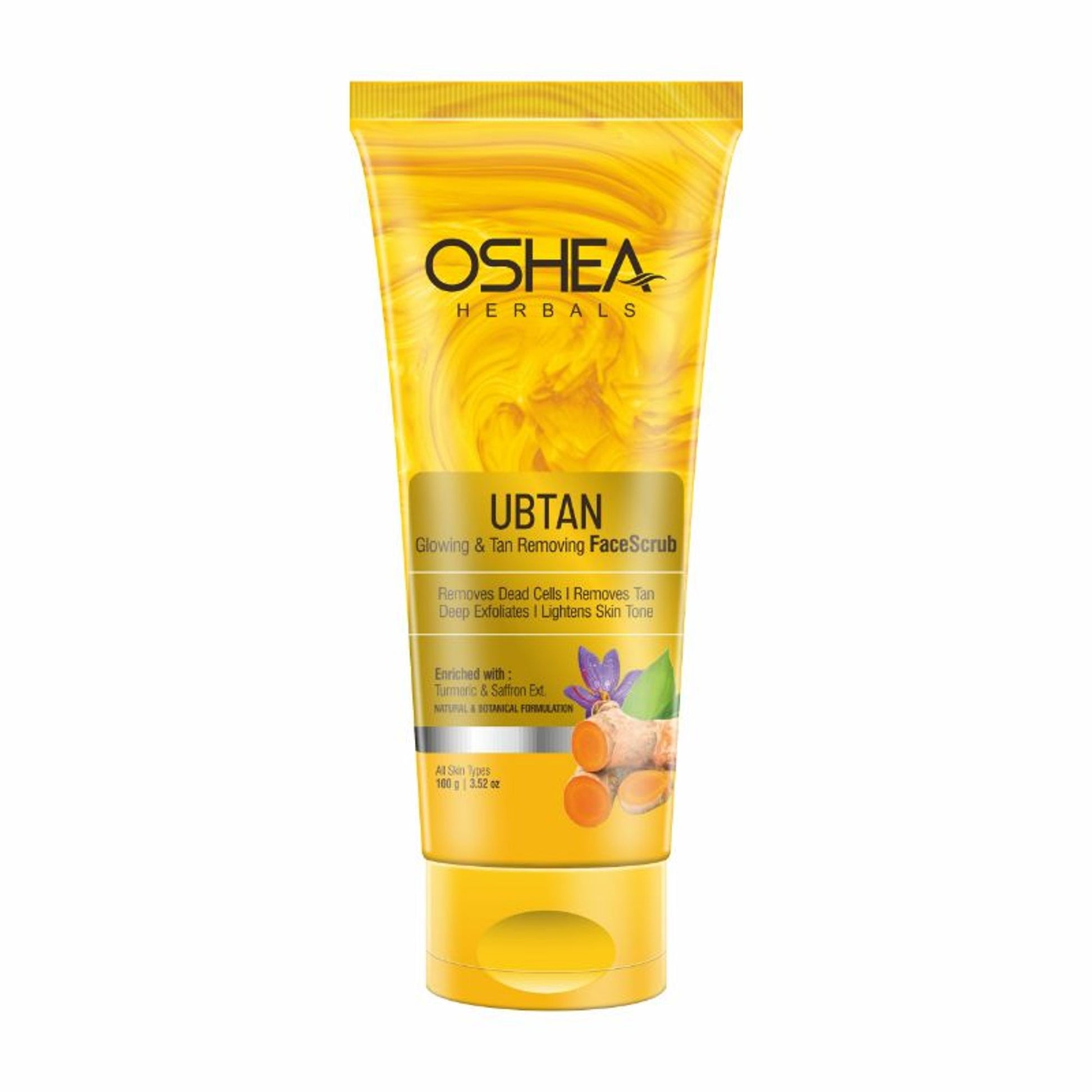 Oshea Herbals Ubtan Glowing & Tan Removing Face Scrub