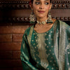 Dhiyona IE Ethnic Motifs Woven Design Zari Straight Kurta With Trousers & Dupatta