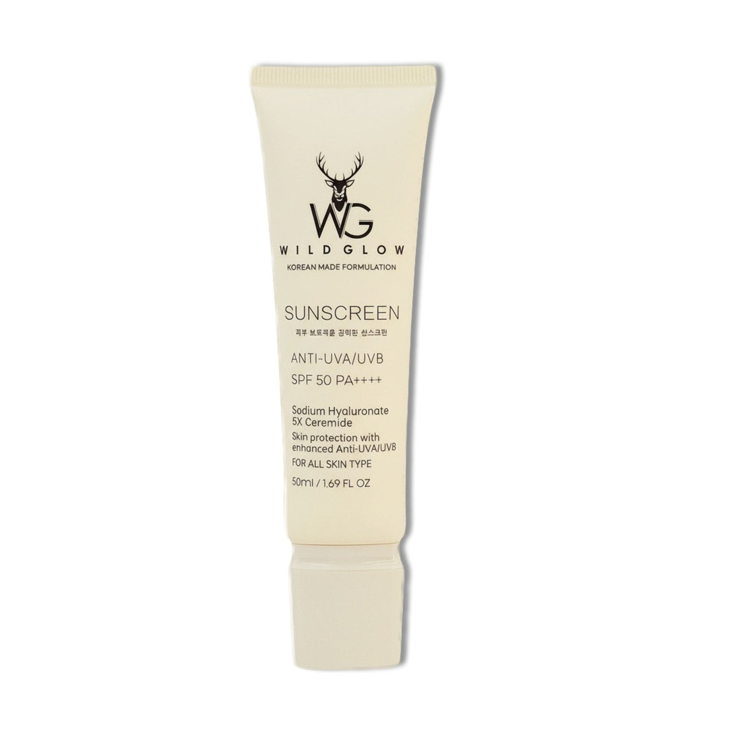 WILDGLOW Sunscreen SPF 50 PA++++