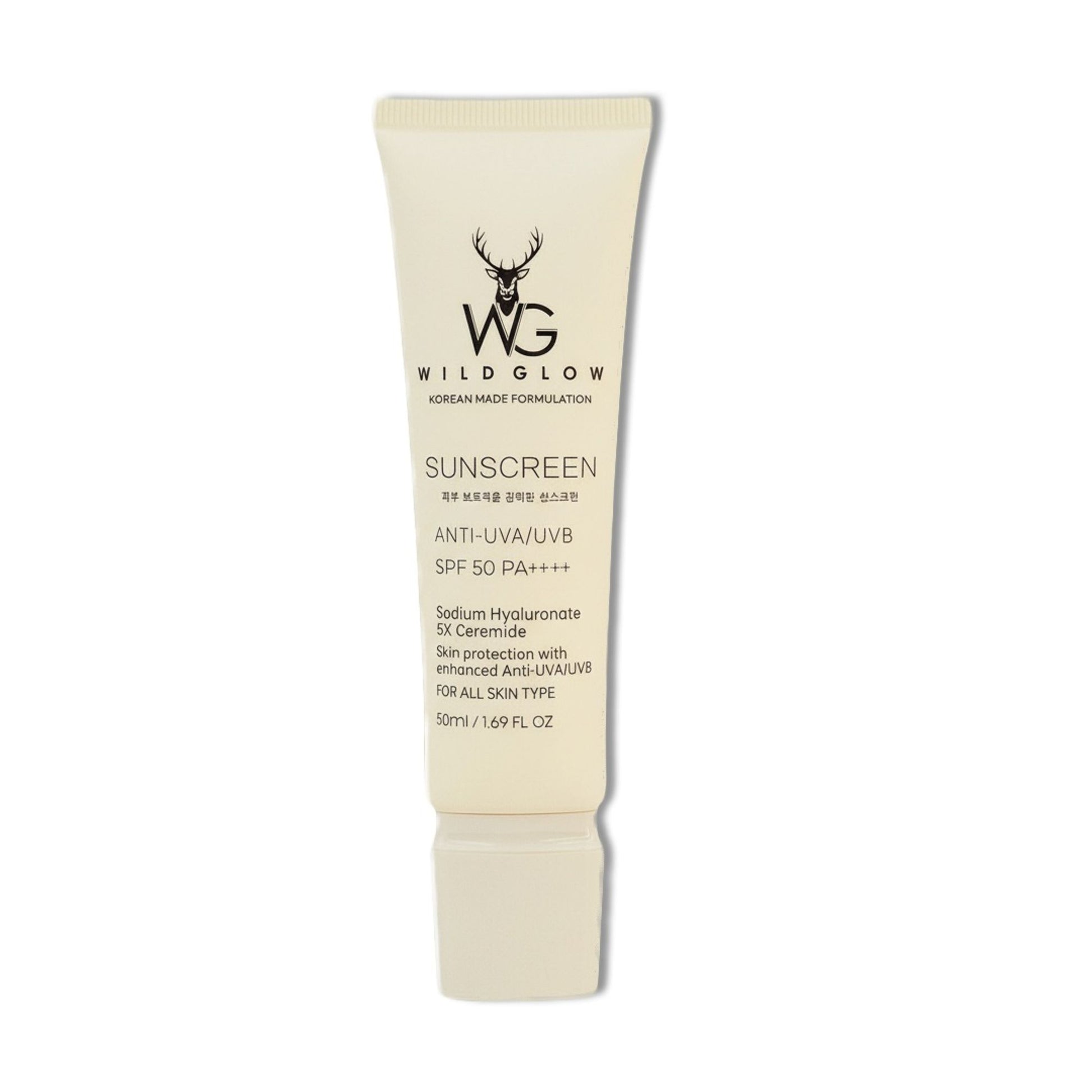 WILDGLOW Sunscreen SPF 50 PA++++
