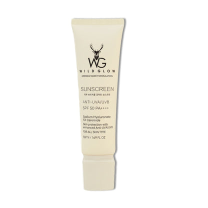 WILDGLOW Sunscreen SPF 50 PA++++