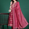 Dhiyona IE Floral Printed Pure Cotton Kurta with Trousers & Dupatta