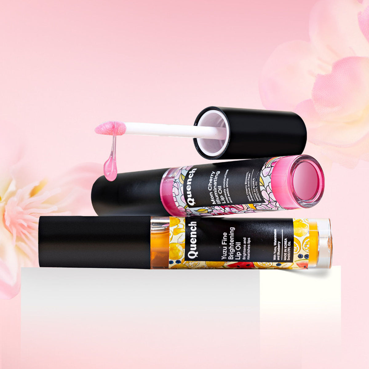 Quench Illuminating Korean Tinted Lip Oil (Pink)