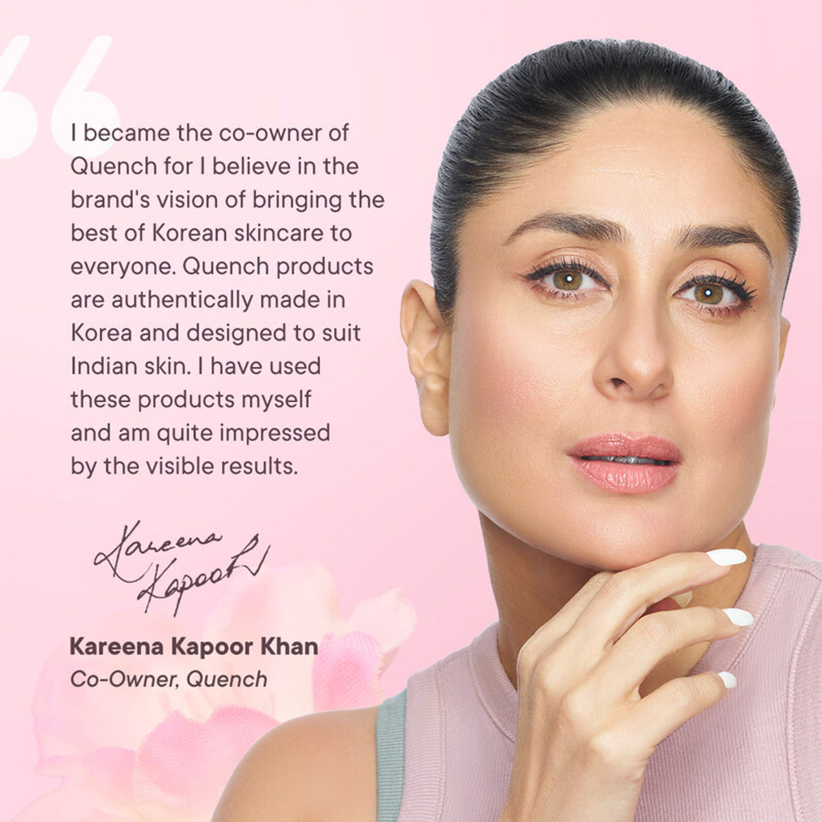Quench Illuminating Korean Tinted Lip Oil (Pink)