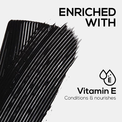 RENEE Midnight Mascara, Darkest Black, Clump - Free & Long-Lasting, Volumizes, Lengthens & Nourishes