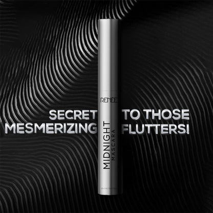 RENEE Midnight Mascara, Darkest Black, Clump - Free & Long-Lasting, Volumizes, Lengthens & Nourishes
