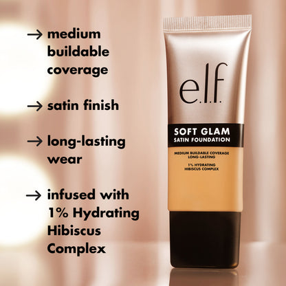 e.l.f. Cosmetics Soft Glam Satin Foundation - 35 Medium Cool
