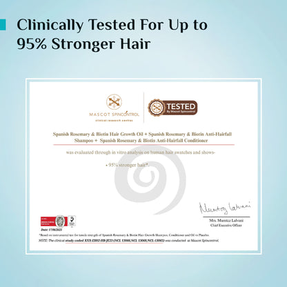 Pilgrim Spanish Rosemary & Biotin Hair GrowthOil Control Hairfall Thick Strong Hair with Applicator