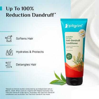 Pilgrim Australian TeaTree & Salicylic Acid Anti-Dandruff Conditioner Upto 100% Dandruff Control