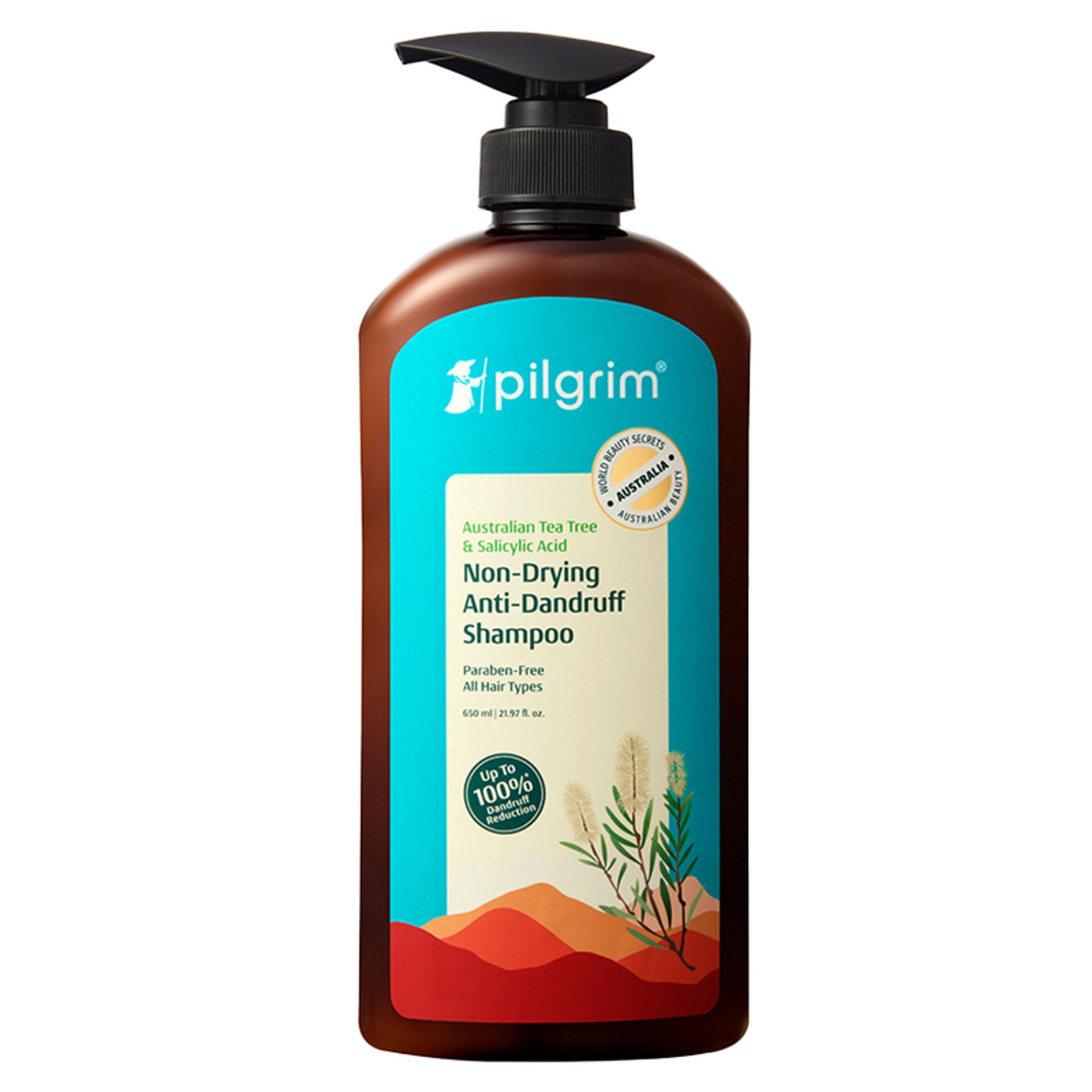 Pilgrim Australian TeaTree & Salicylic Acid Anti-Dandruff Non-Drying Dandruff Control Shampoo