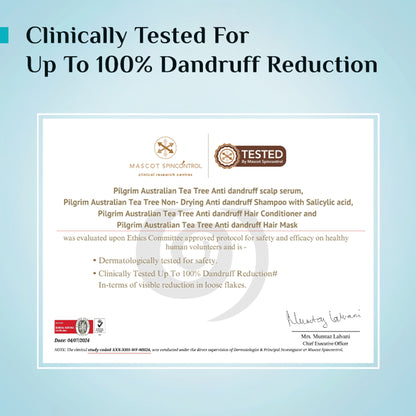 Pilgrim Australian TeaTree & Salicylic Acid Anti-Dandruff Non-Drying Dandruff Control Shampoo