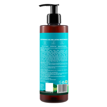 Pilgrim Keratin & Amazonian Patua 10X Smoothening Soften Shampoo For Dry & Frizzy Hair Paraben Free