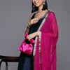 Dhiyona VA Women's Self Design Kurta with Trousers & Dupatta.