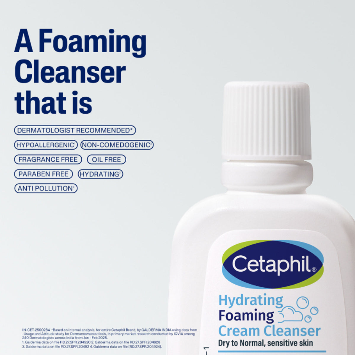 Cetaphil Hydrating Foaming Cream Cleanser