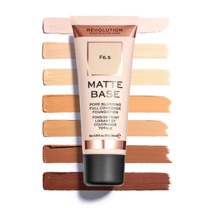 Makeup Revolution Matte Base Foundation - F6.5