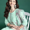 Dhiyona IE Floral Printed Regular Kurta with Trousers & Dupatta