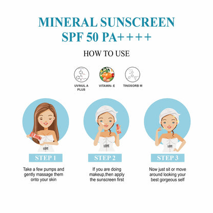Love Earth Mineral Sunscreen SPF 50 PA++++